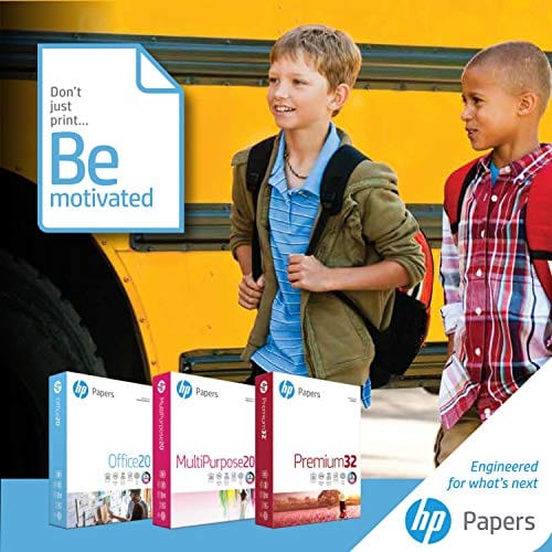 HP Printer Paper | 8.5 x 11 Paper | 30% Recycled Paper | 1 Ream - 500 Sheets | 92 Bright | Made in USA - FSC Certified |112100R