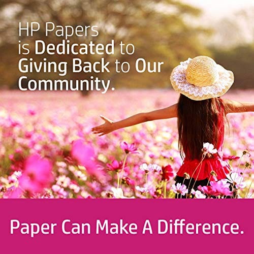 HP Printer Paper | 8.5 x 11 Paper | 30% Recycled Paper | 1 Ream - 500 Sheets | 92 Bright | Made in USA - FSC Certified |112100R