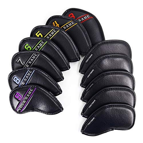 Craftsman Golf US Flag Neoprene Golf Club Head Cover Wedge Iron Protective Headcover for Callaway, Ping, Taylormade, Cobra