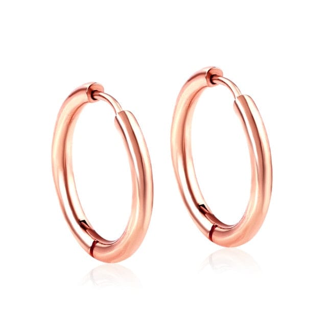 LUXUSTEEL 1Pairs/2pcs Trendy Small Hoop Earrings Women Girl Coloful Round Circle Earring 2021 Anti-allergy Brinco Accessories