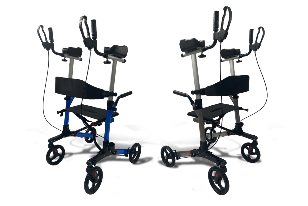 Two elenker Walkers, one containing blue accents.