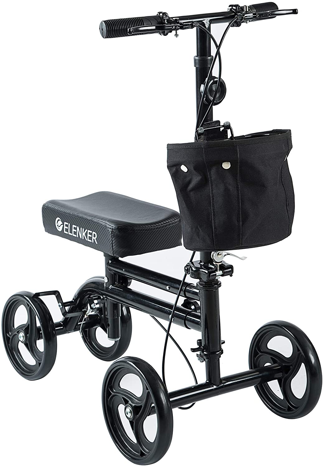 HW-8001 ELENKER?  ELENKER?  Knee Scooter Economy Knee Walker with Dual Braking System for Injury or Surgery to The Foot Refurbished