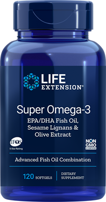 Super Omega-3 EPA/DHA with Sesame Lignans & Olive Extract