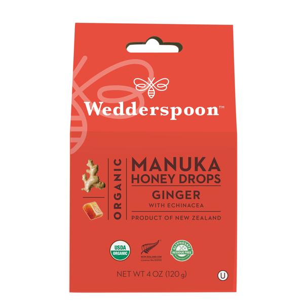 Organic Manuka Honey Drops - Ginger