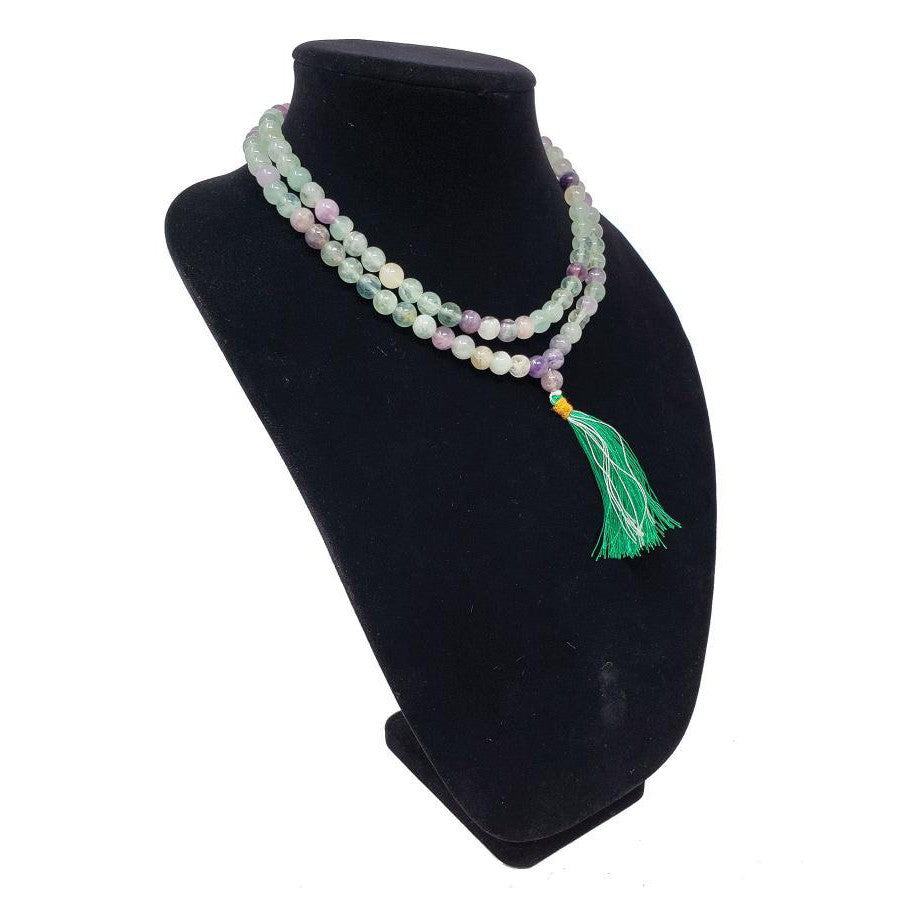 Mala Necklace or Prayer Beads - Multi Fluorite (108 Beads)