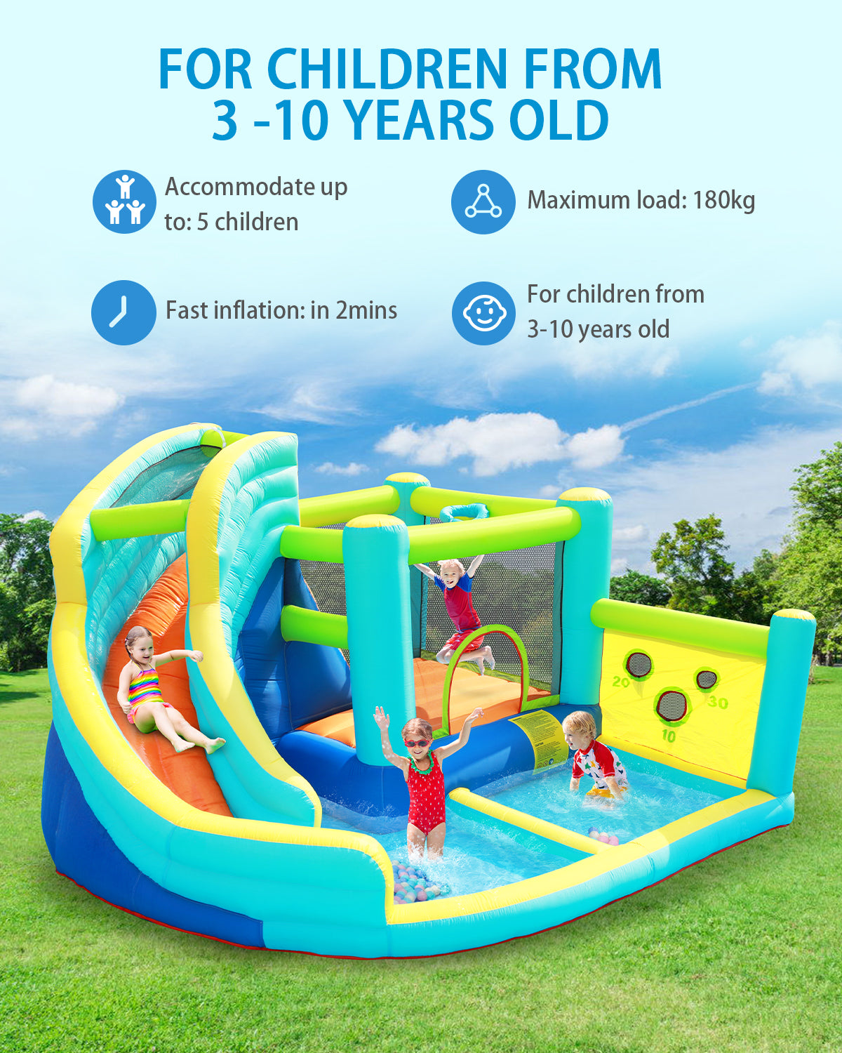Fbsport Inflatable Bouncy House