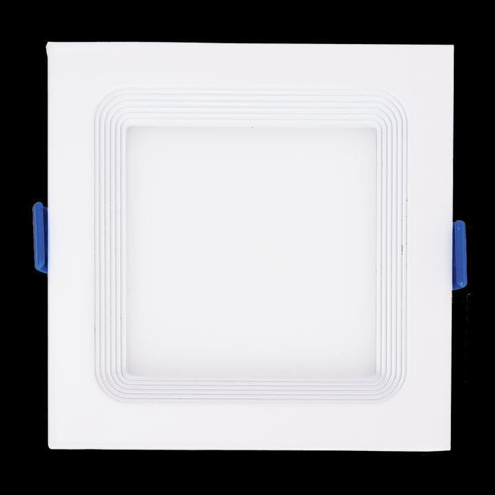 Luxrite LR23739 4 inch Mini Panel Square 5CCT High Output - Step Baffled Trim - LED/MINI4/PANEL/5CCT/SQ/B/HO