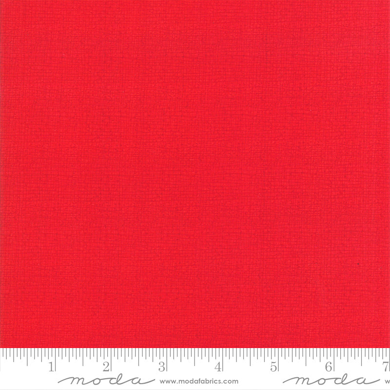  108" Wide Quilt Backing Thatched Crimson 