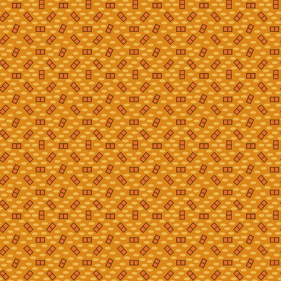  No Tricks, Just Treats Double Blocks Pumpkin 