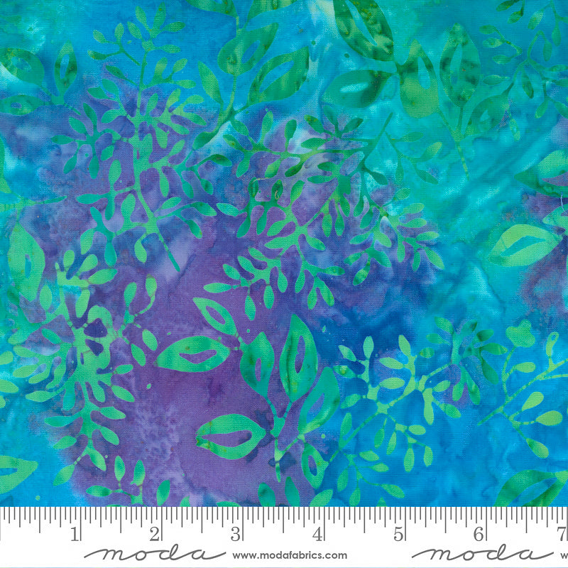  Chroma Batiks Stems & Leaves Ocean 