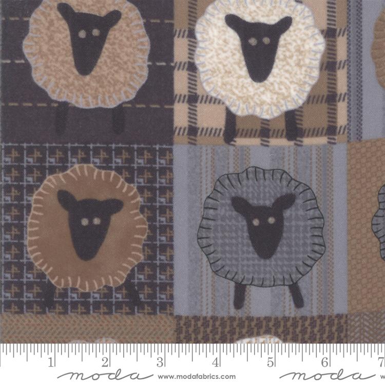  Farmhouse Flannels III Wooly Sheep Multi 