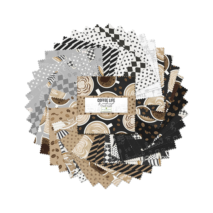  Coffee Life 5 Karat Gems 5" Squares 