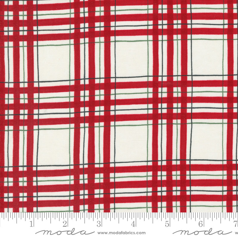  Woodland Winter Checks & Plaids Snowy White 