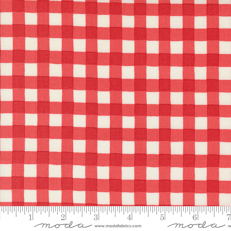  Willow's Farm Gingham Checks and Plaids Barn Red 