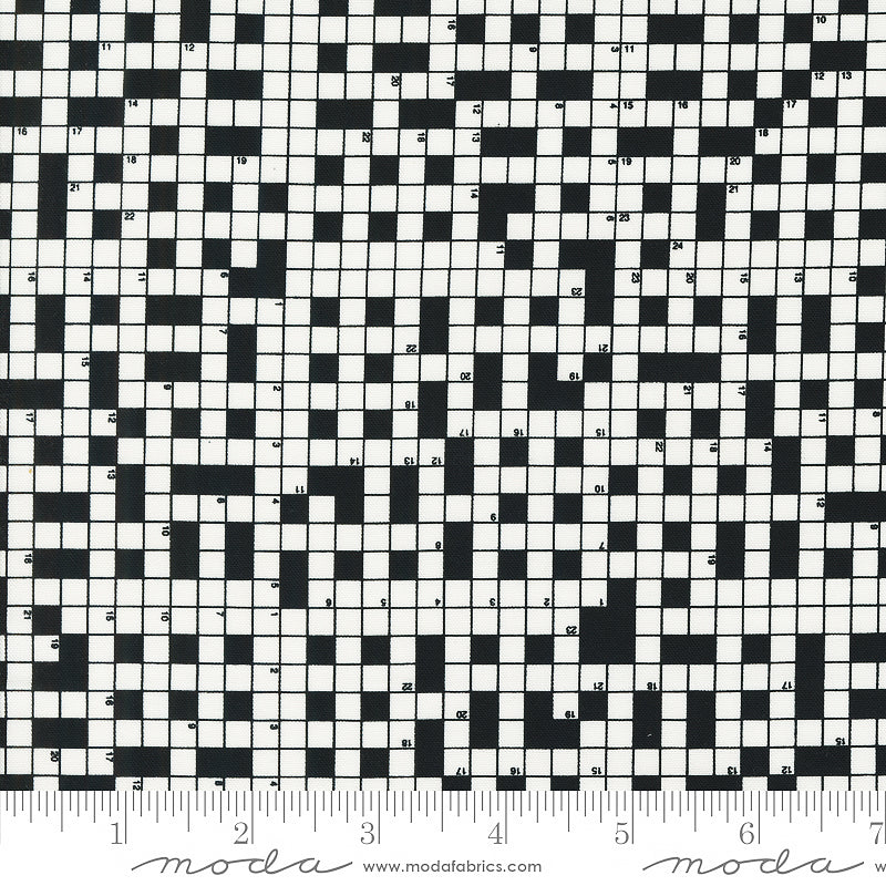  Sable & Swan Crossword Ebony Porcelain 