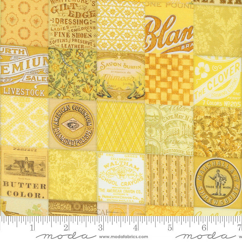  Curated In Color Patchwork Yellow 