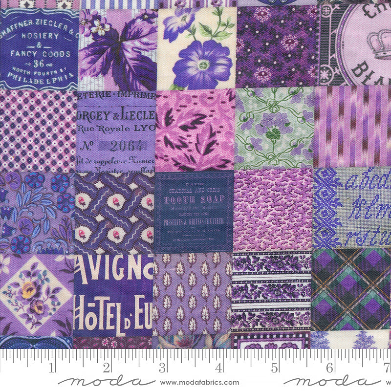  Curated In Color Patchwork Purple 