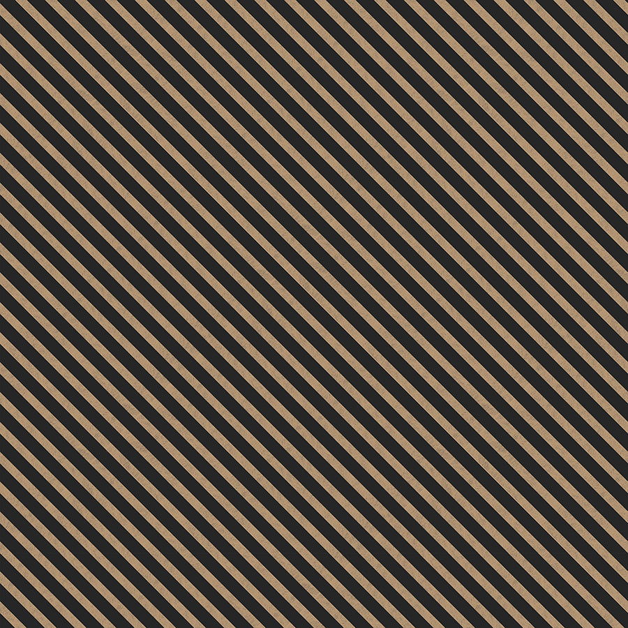  Coffee Life Diagonal Stripe Latte/Black 