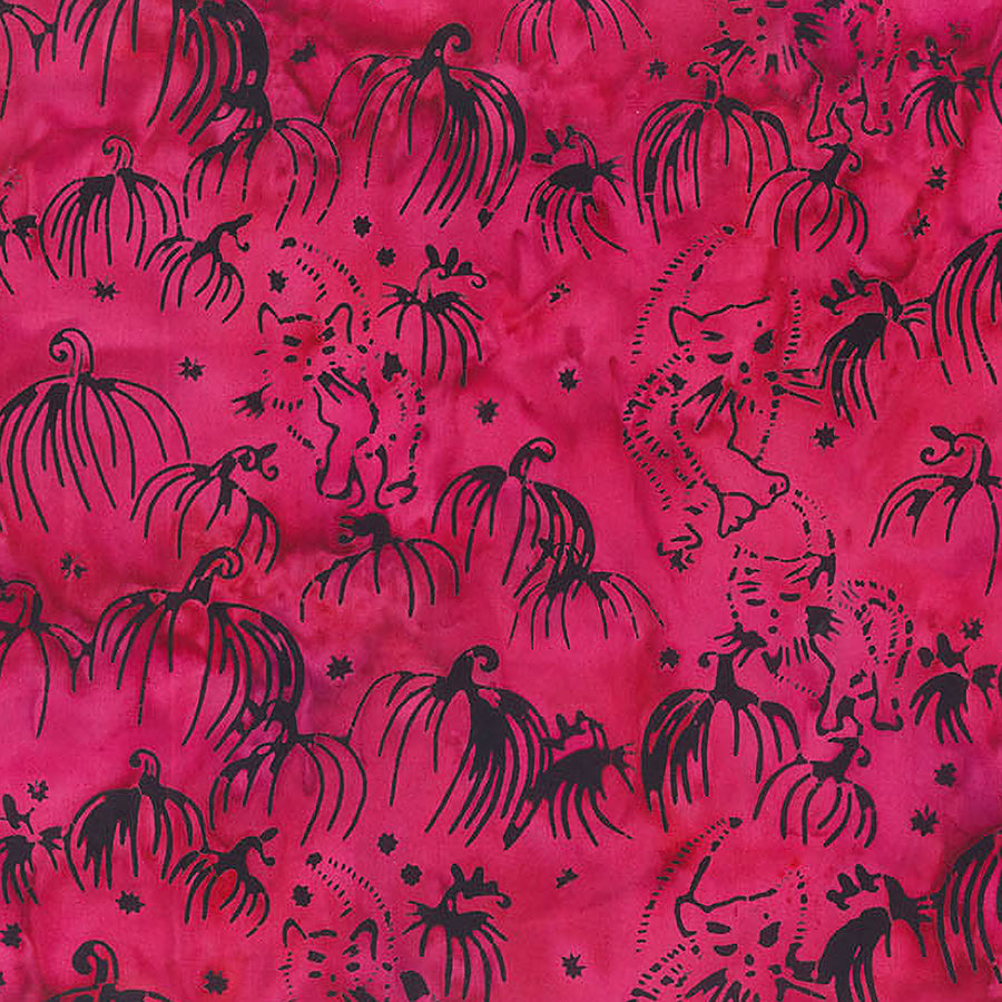  Spooky Batiks Pumpkin Patch Smile 
