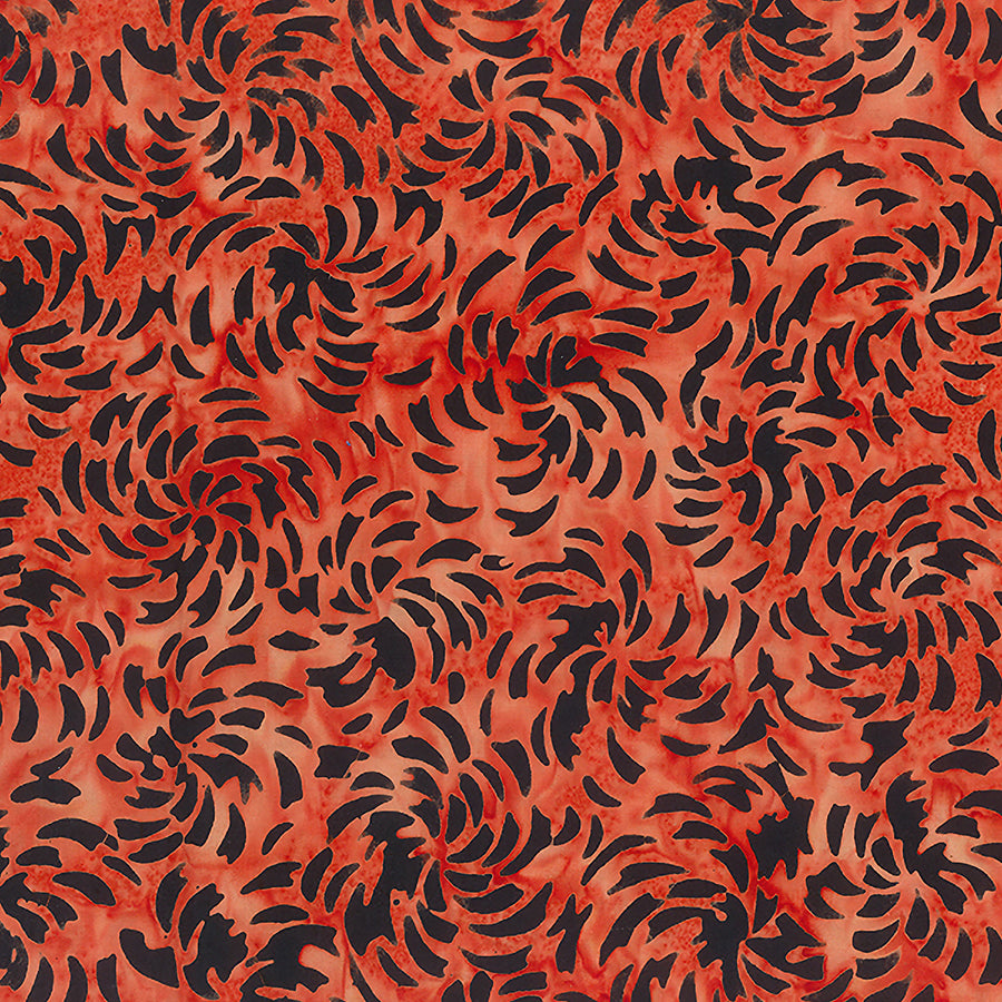  Spooky Batiks Bats in Flight Neon Carrot 