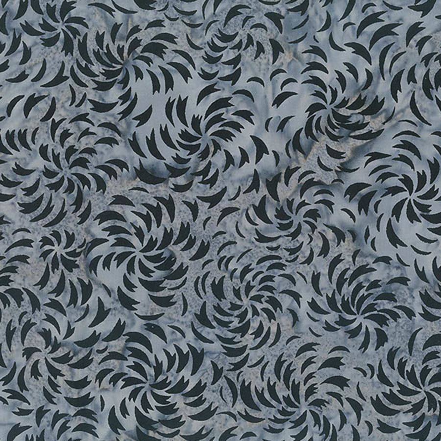  Spooky Batiks Bats in Flight Gray 