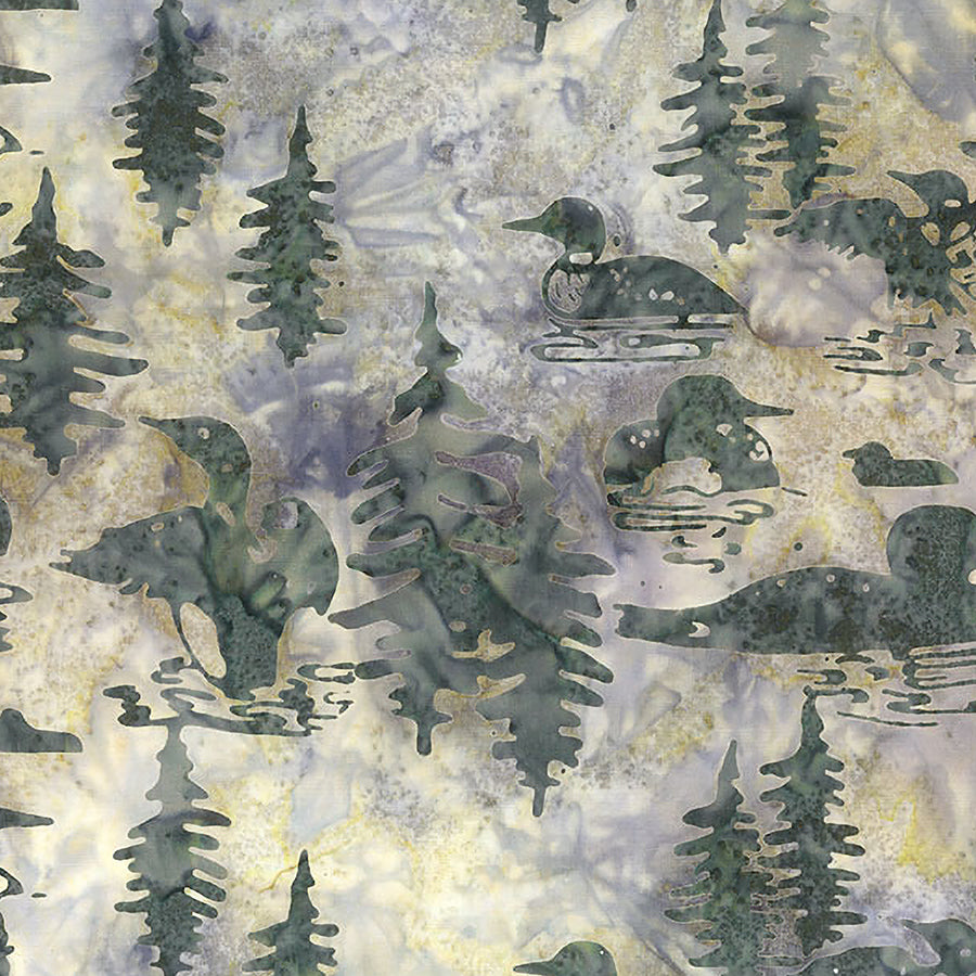  Scenic Settings Batiks Loons Silver Lites 