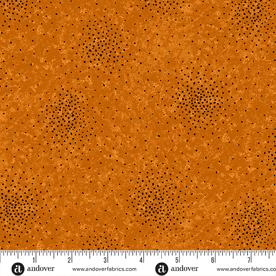  Sunflower Meadow Texture Dot Orange 