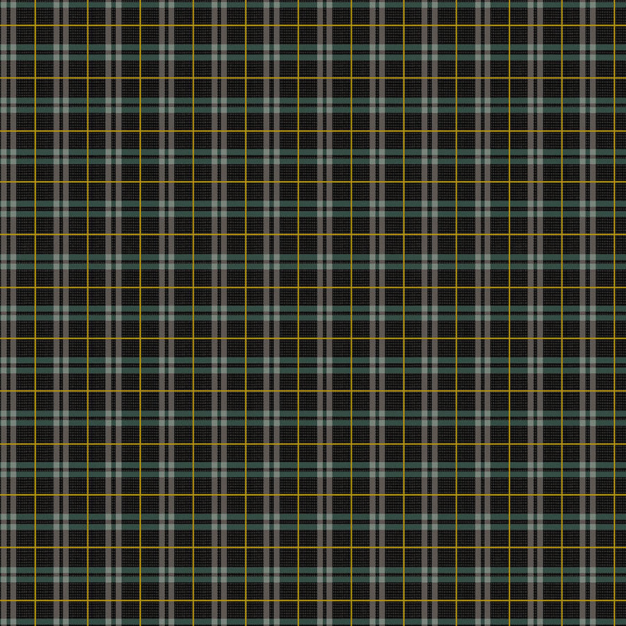  Winter Dreams Gingham Black Metallic 