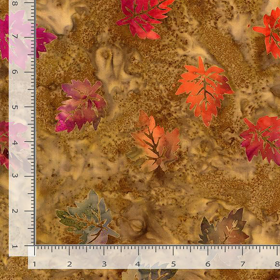  Tonga Cider Batiks Fall Leaves Maple 