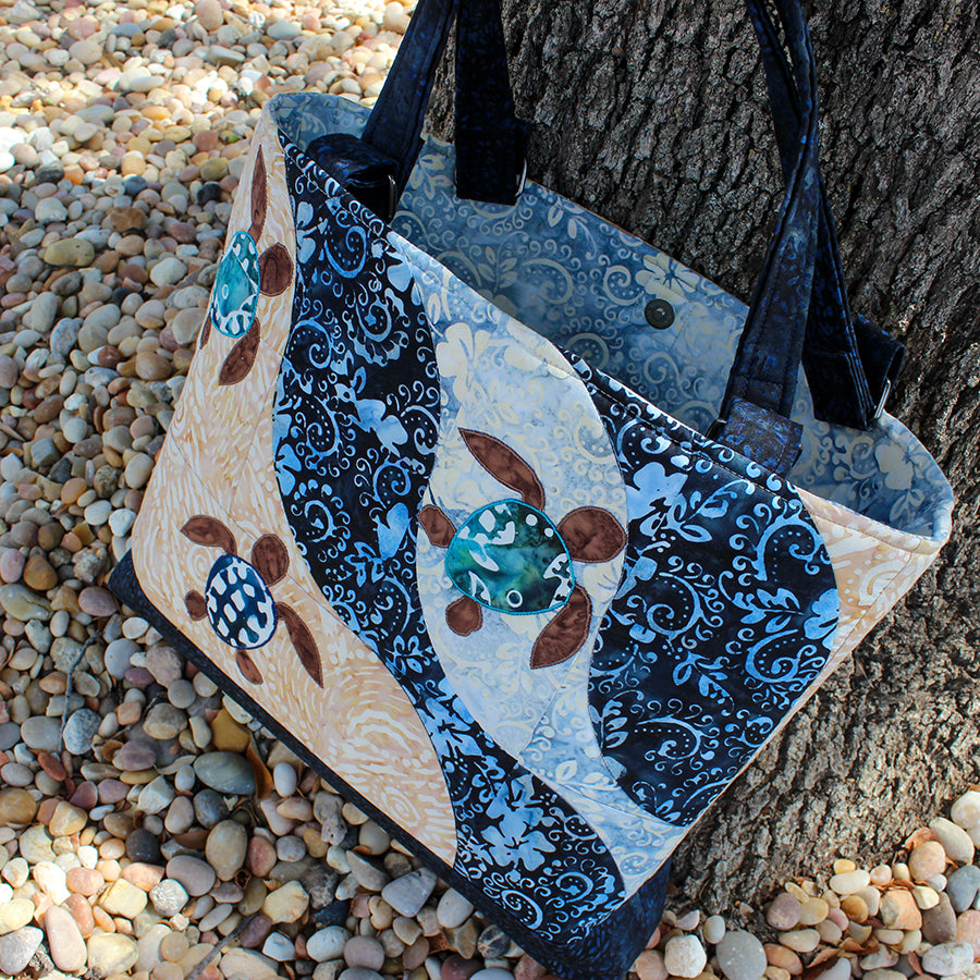  Head'n Out Tote Bag Kit with Boardwalk Dreams Batiks from Banyan Batiks 