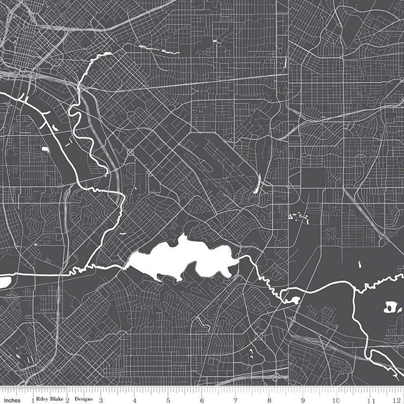  Destinations Map Charcoal 