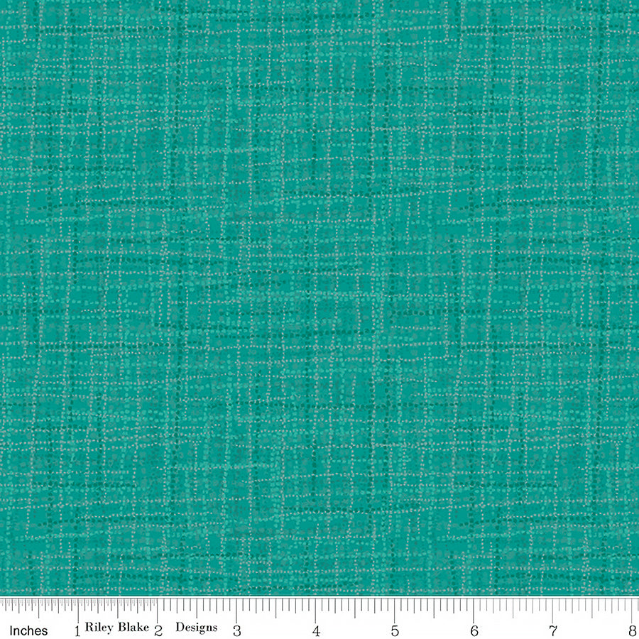 Grasscloth Cottons Teal 