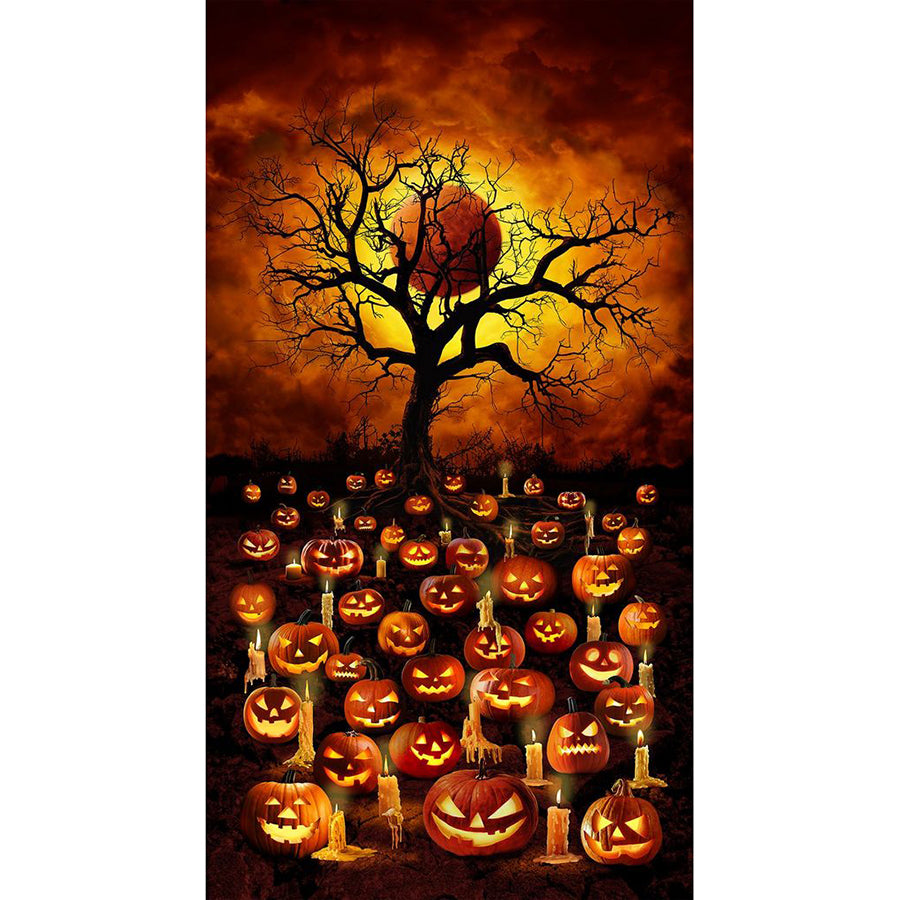  All Hallow's Eve 24" Blood Moon Panel 