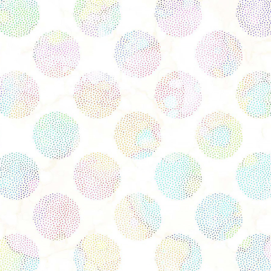  Dragonfly Dance Dots White Multi 