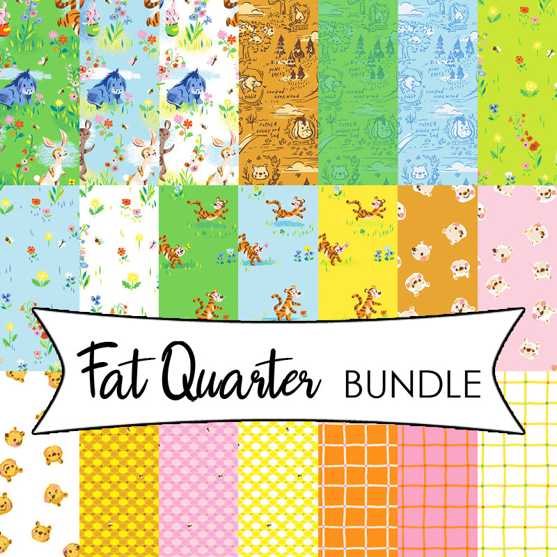  100 Aker Woods Fat Quarter Bundle 