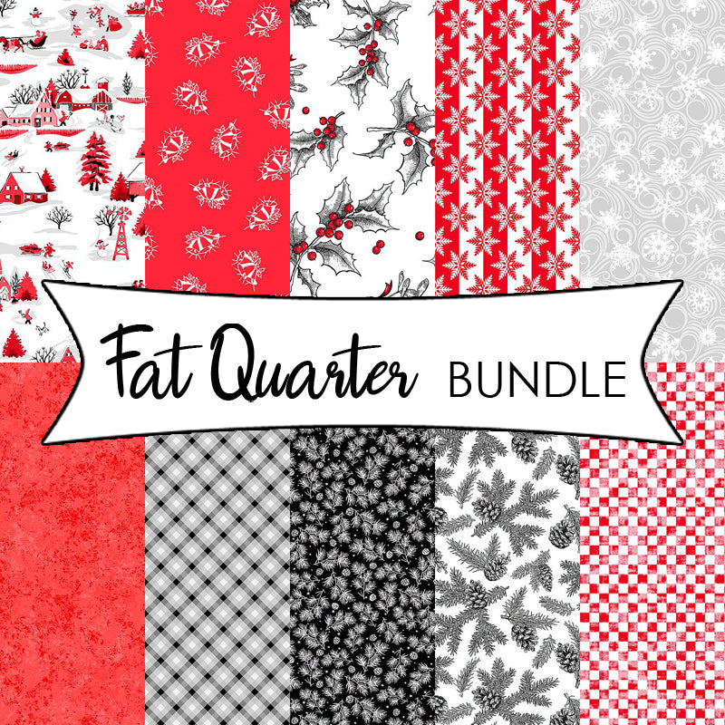  Home for the Holidays Fat Quarter Bundle 