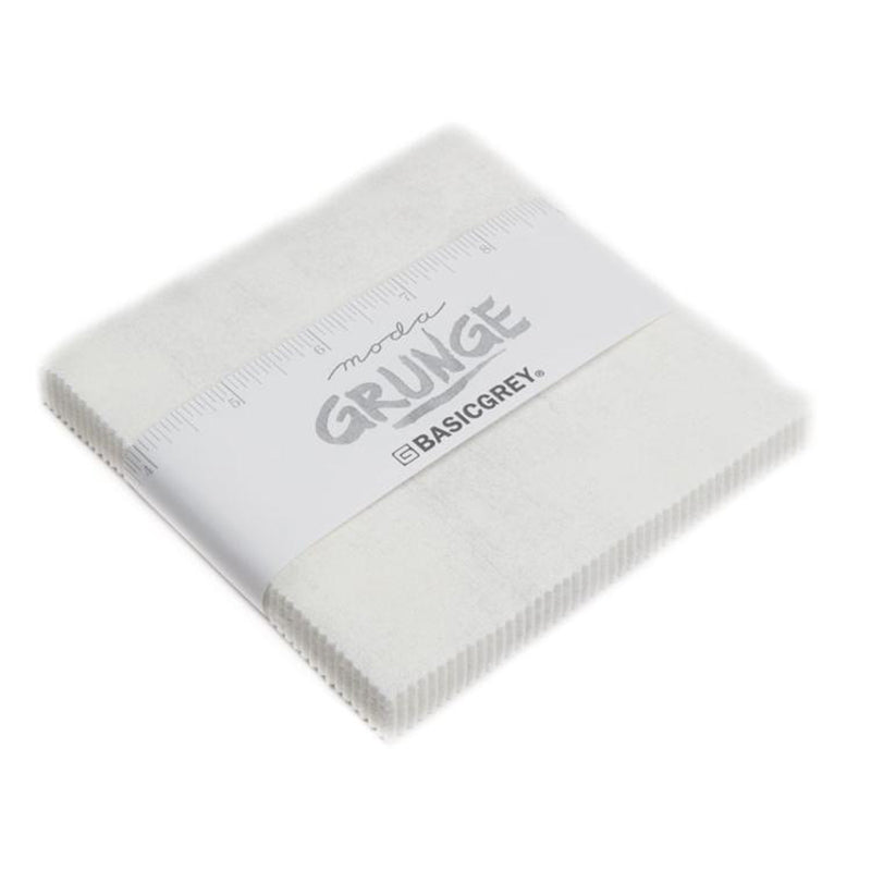  Grunge White Paper Charm Pack 