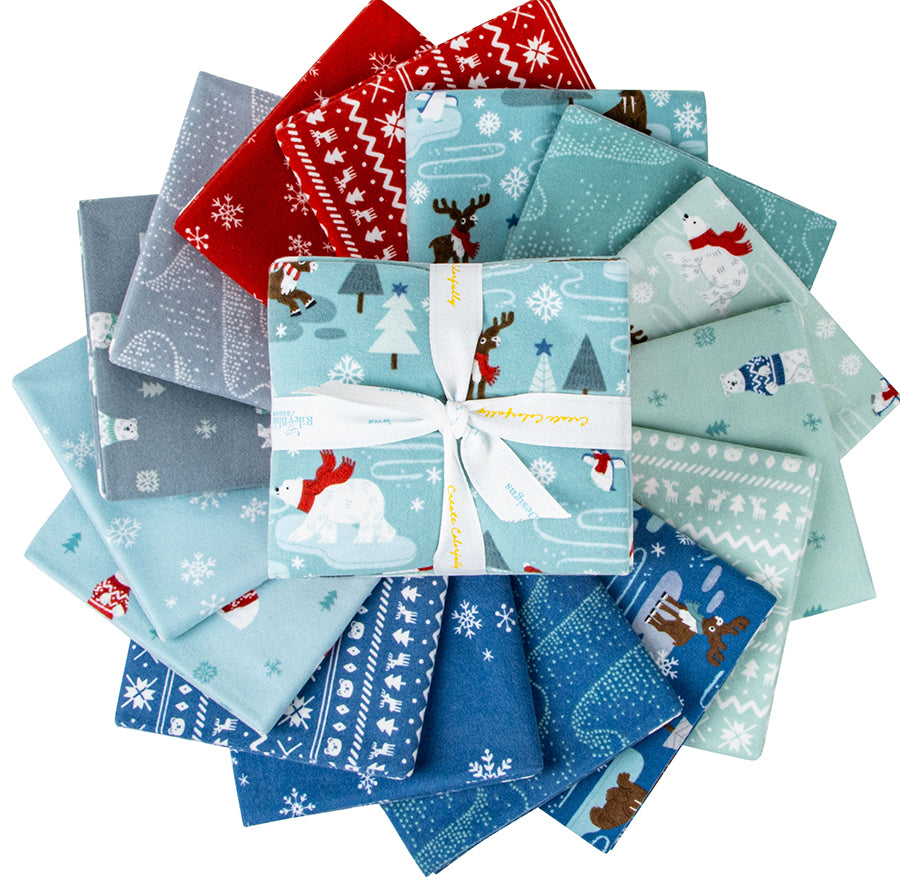  Northern Lights Flannel Fat Quarter Bundle 
