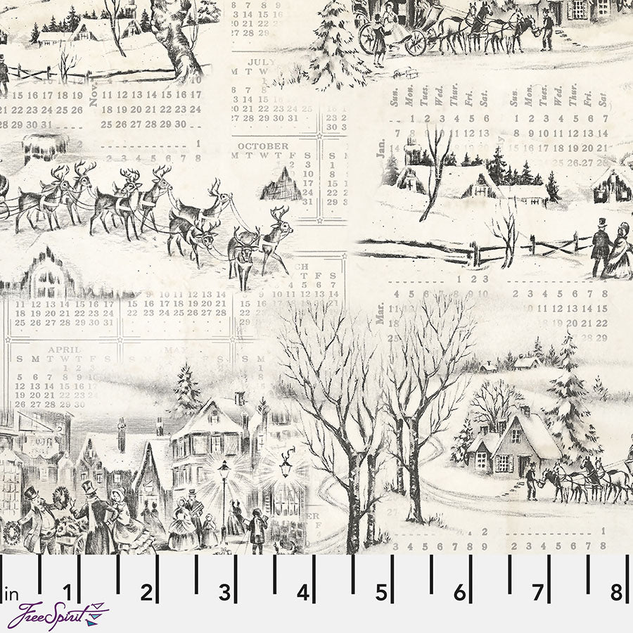  Holidays Past Winter Toile Neutral 