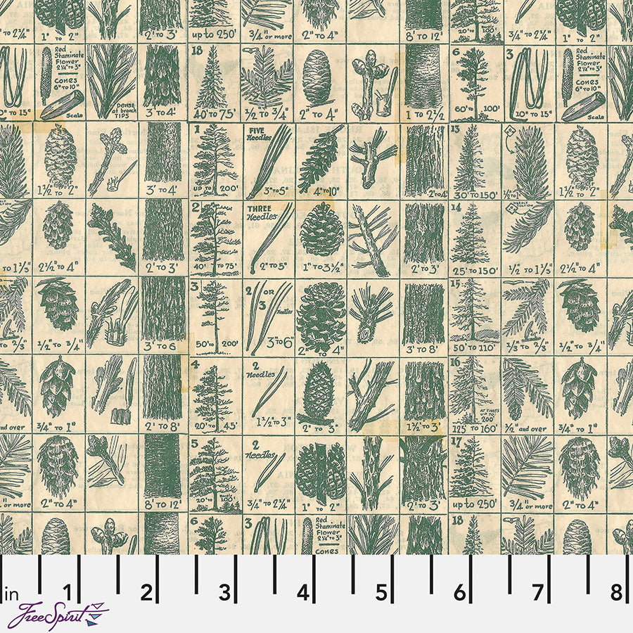  Holidays Past Pine Chart Green 