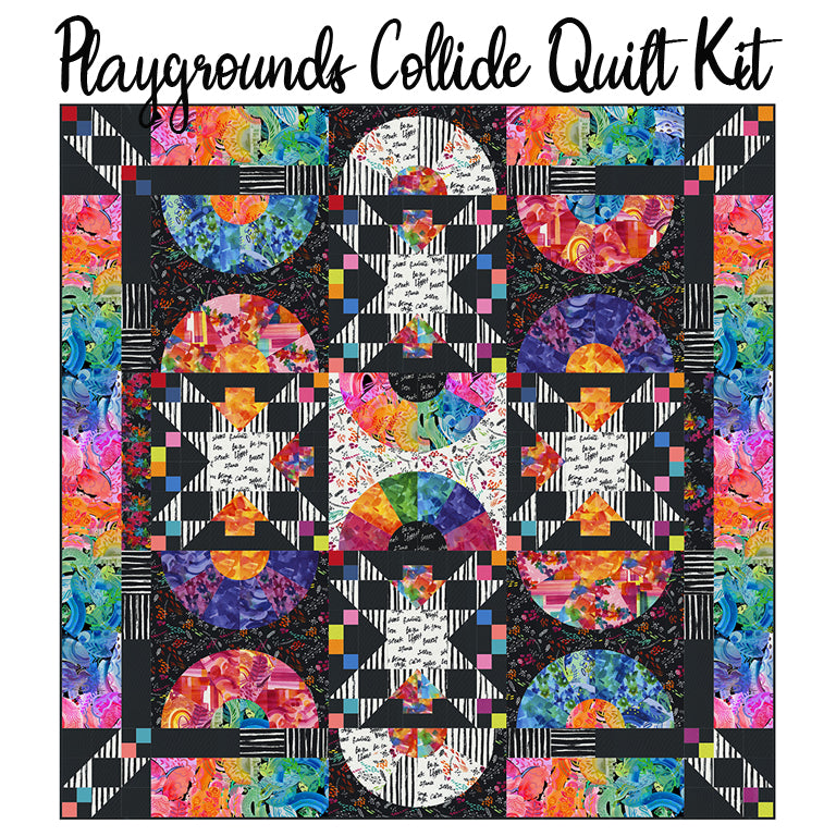  Playgrounds Collide Quilt Kit with Playgrounds from Moda 