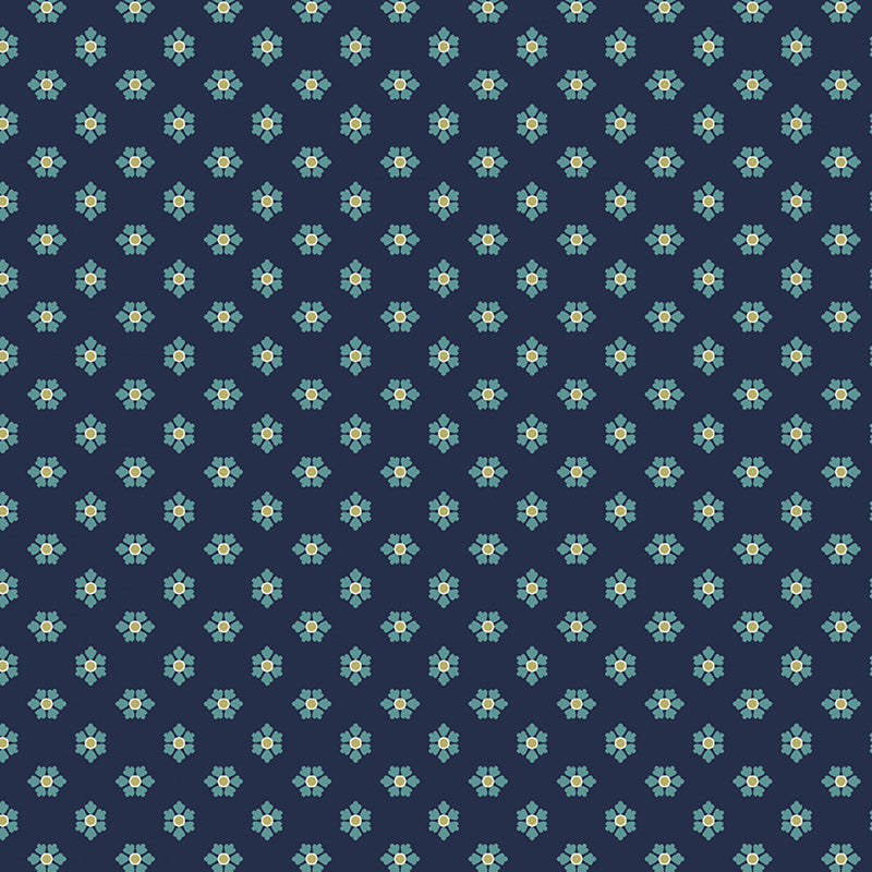 Midnight Meadow Daisy Navy 