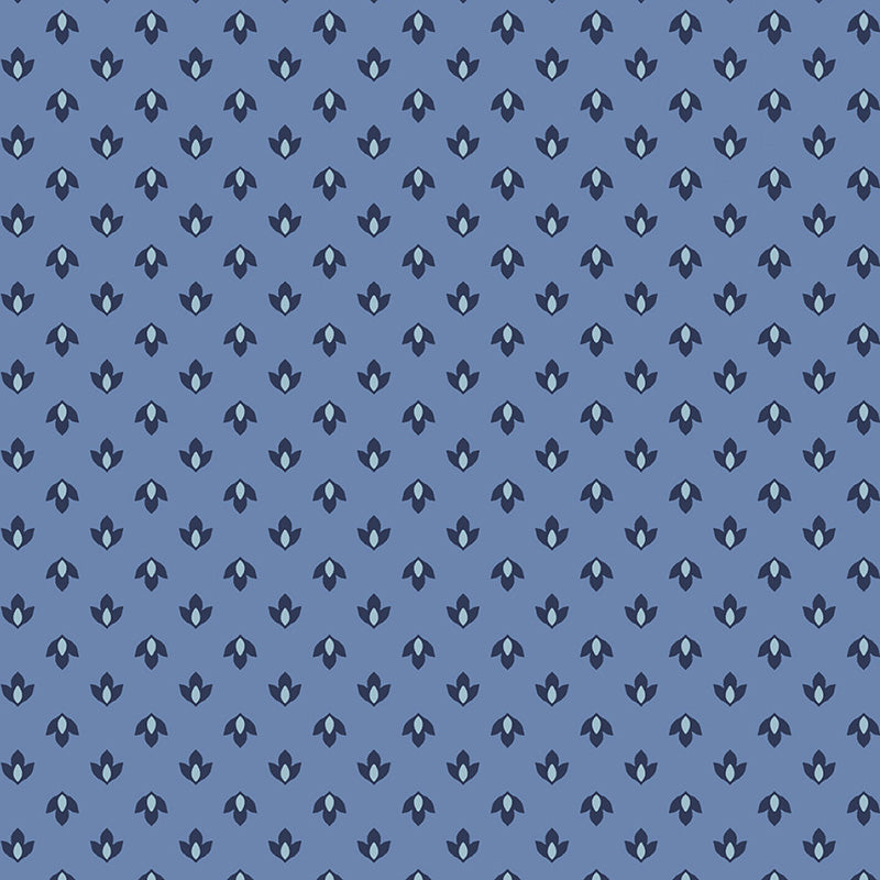  Midnight Meadow Up & Down Blue 