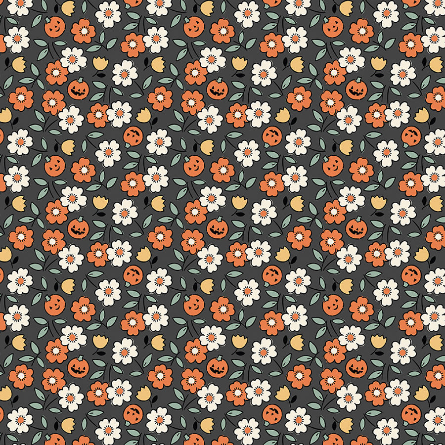  Sweet Tooth Pumpkin Blossoms Black 