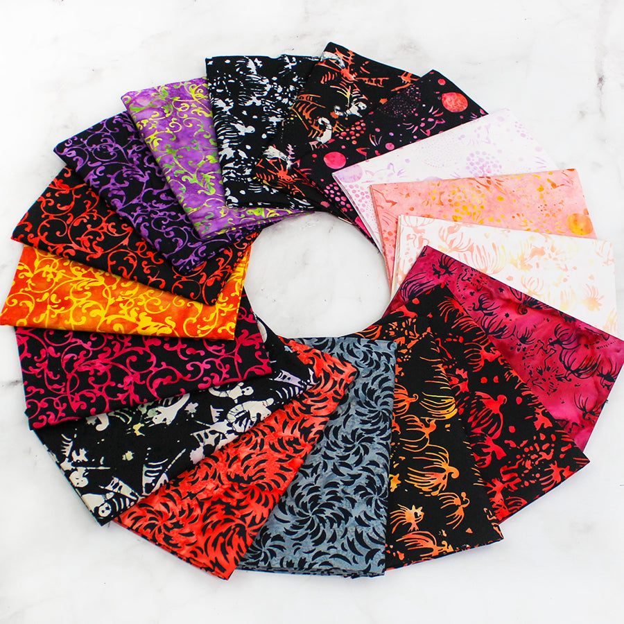  Spooky Batiks Fat Quarter Bundle 