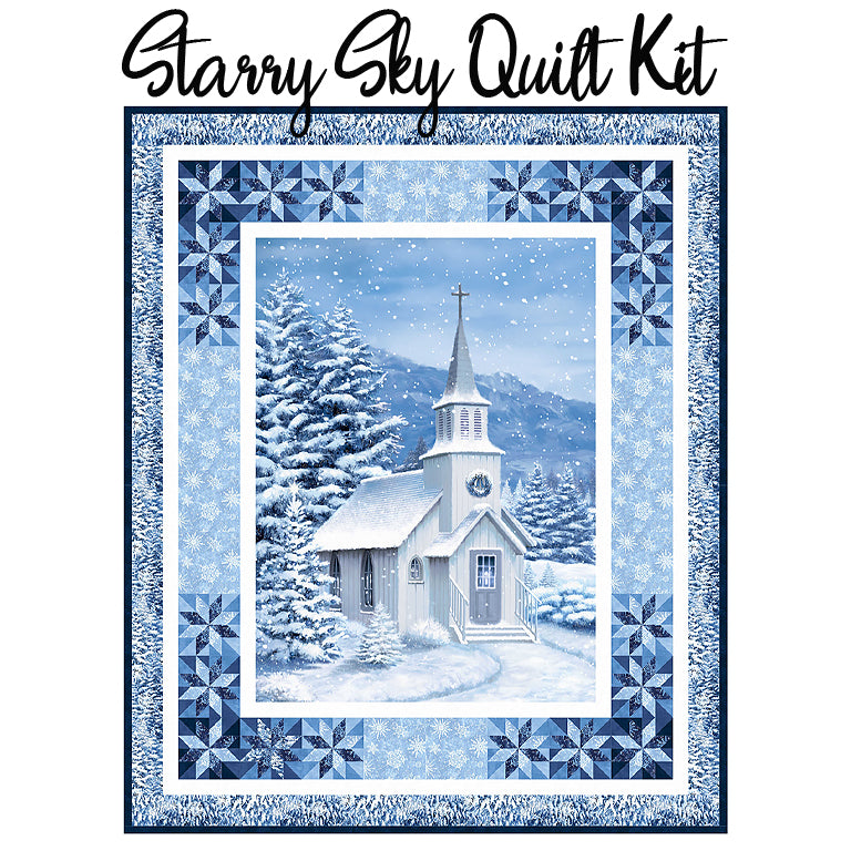  Starry Sky Quilt Kit with All That Glitters from Northcott 