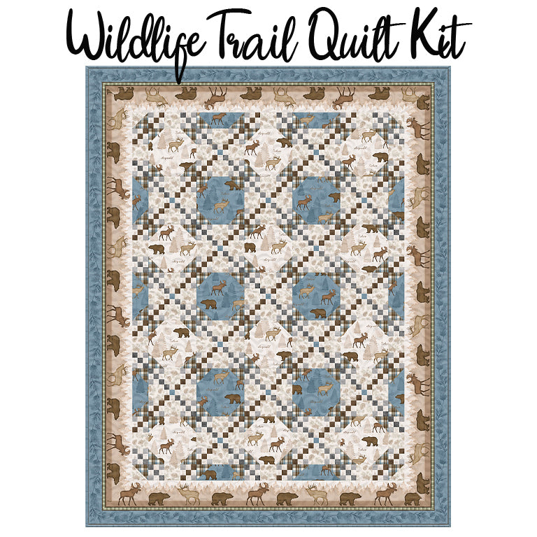  Wildlife Trail Quilt Kit from Wilmington 