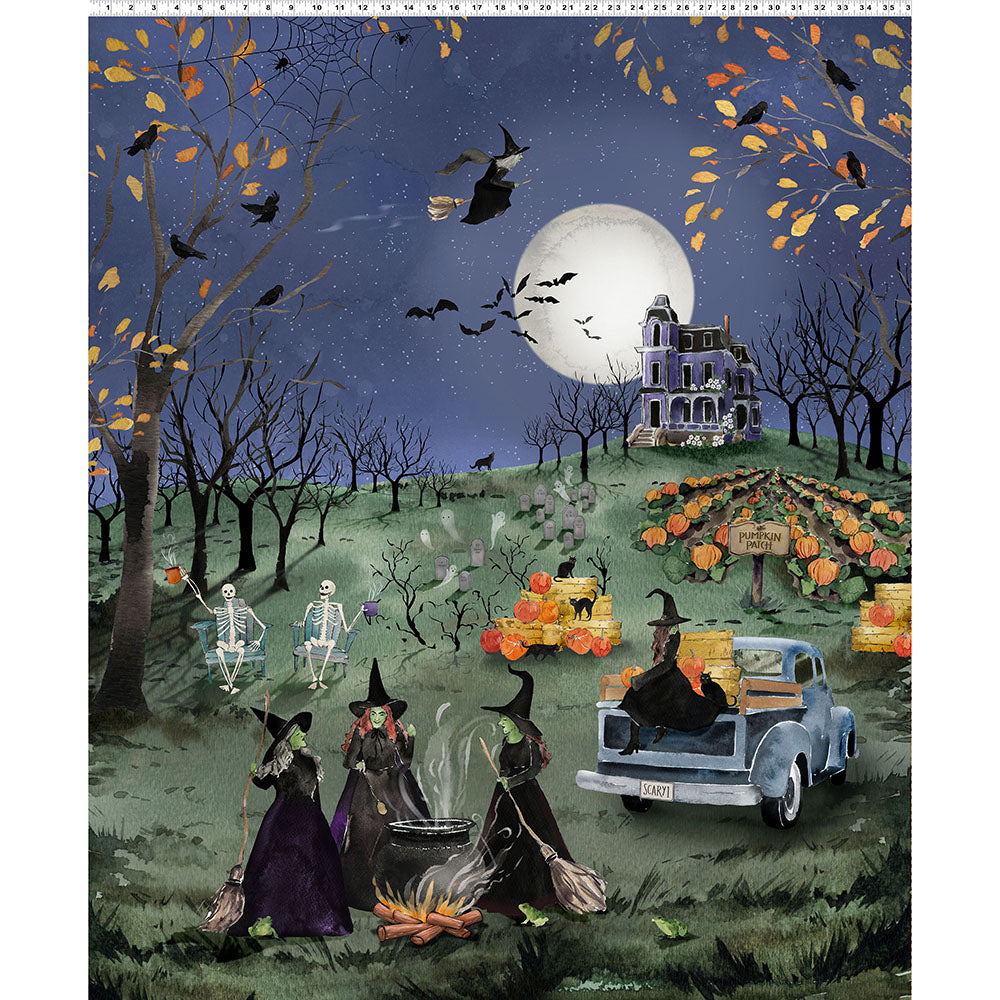  Toil & Trouble Digital 36" Panel Multi 