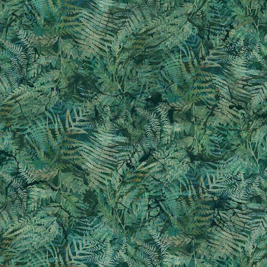  Northern Peaks Ferns Dark Green 