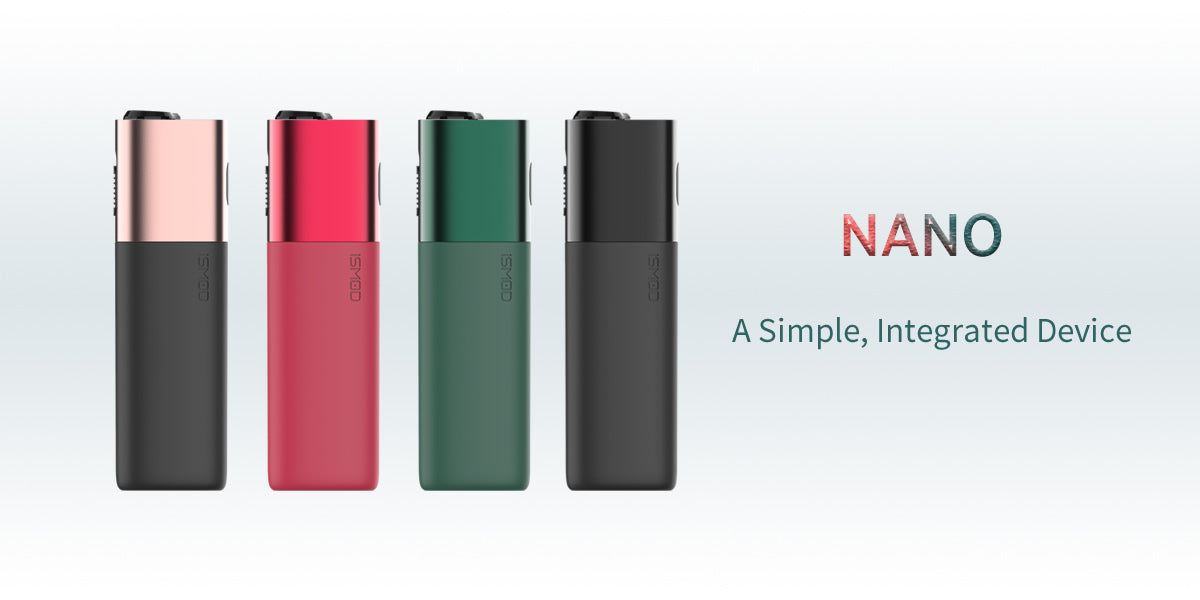 ISMOD Nano Kit 1500mAh Compact Portable Heat Not Burn Device Heating  Cigarette Machine, Electronic Cigarette VS. ICOS